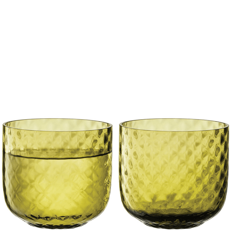 Dapple Tumblers Set of 2, 300ml, Woodland Green