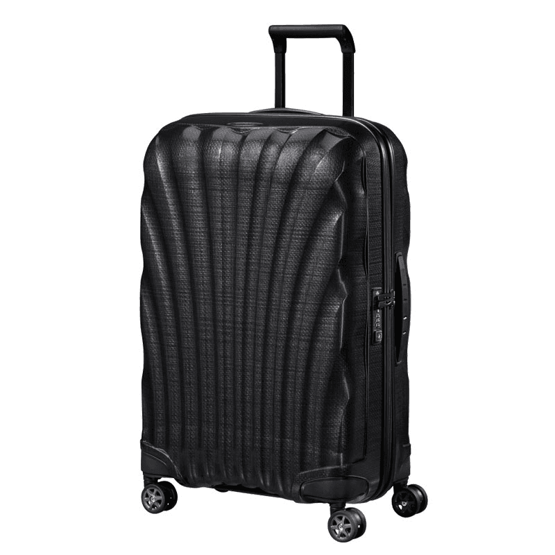 C-Lite Spinner Suitcase, H69 x L46 x W29cm, Black
