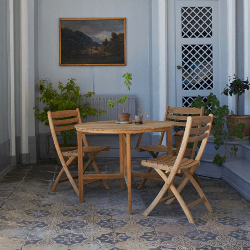 Selandia Round Table, H73 x D94cm, Teak