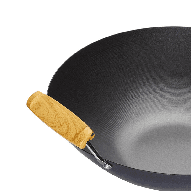 Oriental Carbon Steel Non Stick Wok, D35cm