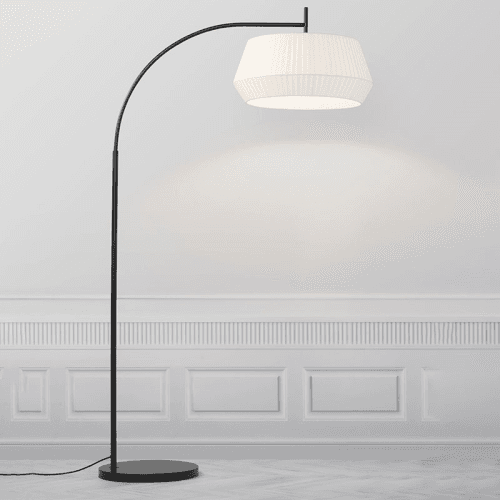 Image showing the Dicte Floor Lamp, H180cm, White product.