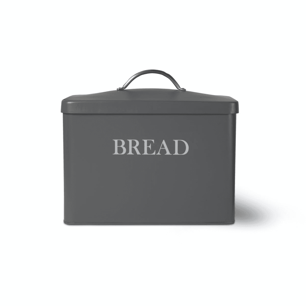Bread bin, H29.5 x W33.5 x D18.5cm, Charcoal
