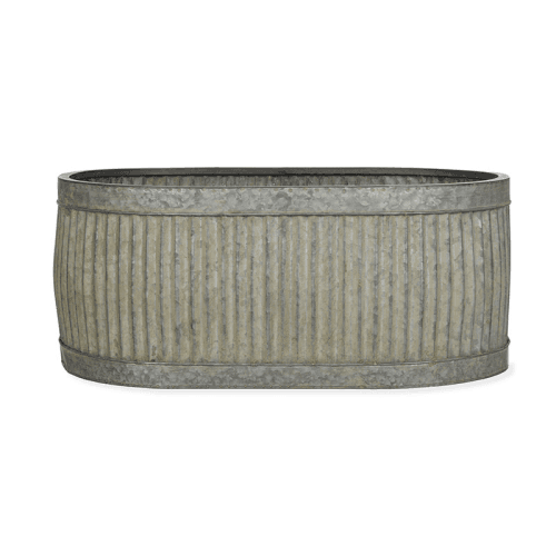 Image showing the Vence Set of 3 Oval Troughs, Steel product.