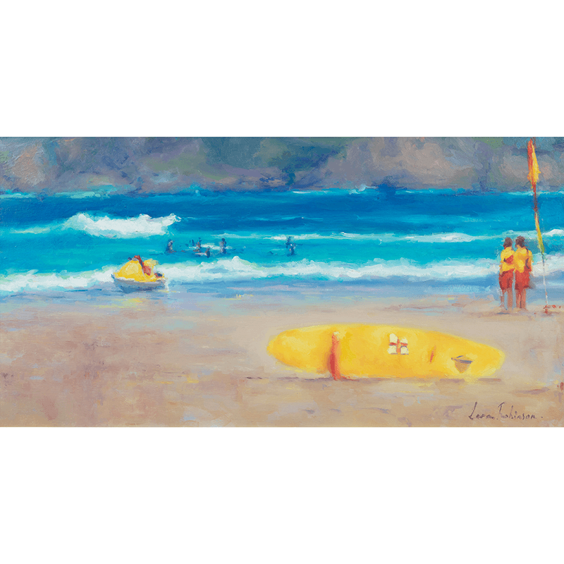 Cornish Life Framed Oil Painting on Board, 61 x 99cm, Multi