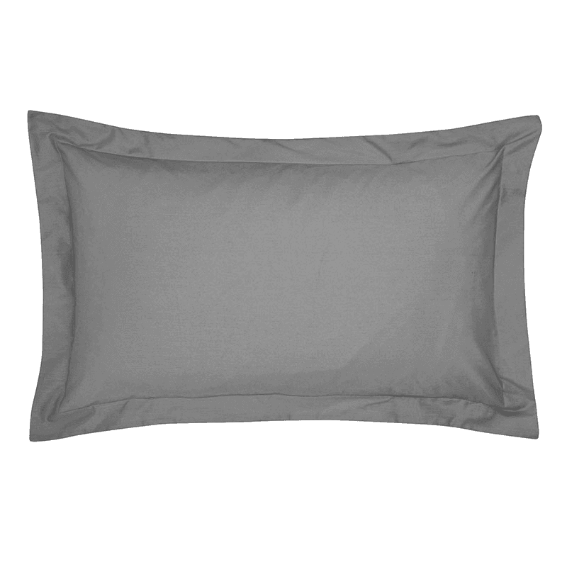 Bob Oxford Pillowcase, Charcoal