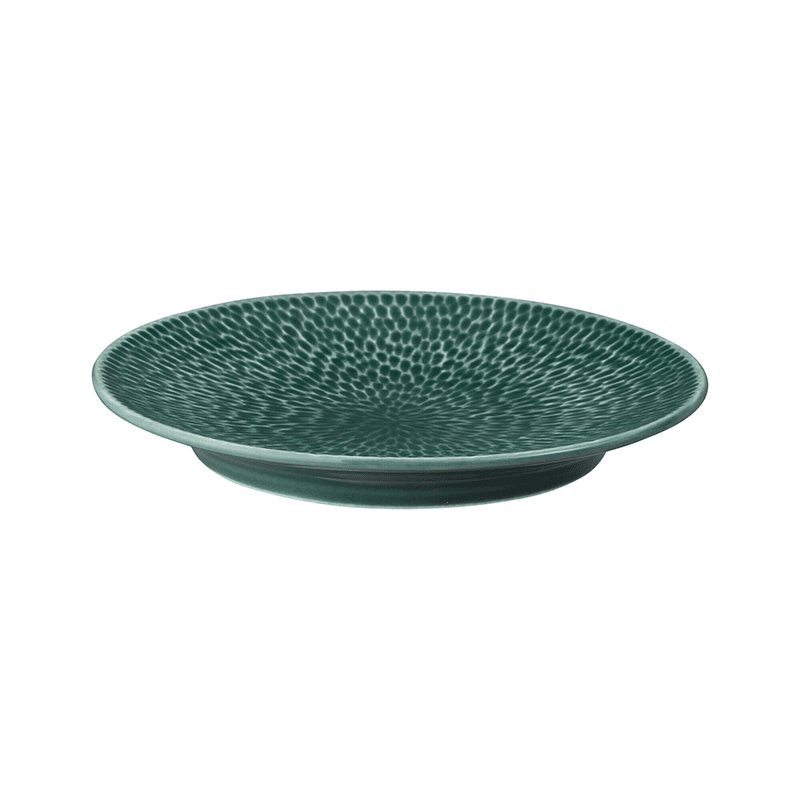 Carve Green Small Plate, D17.5cm