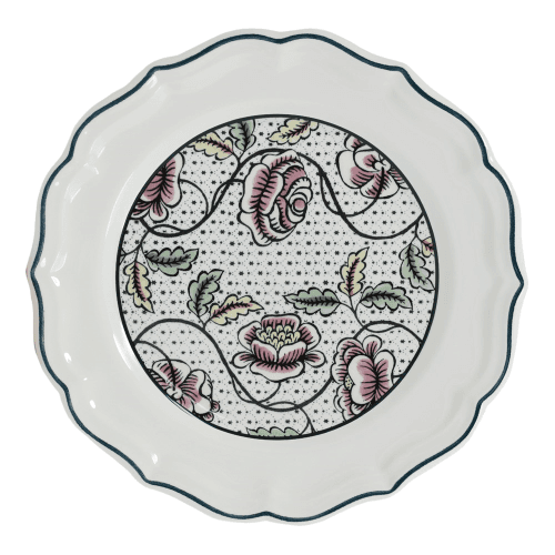 Image showing the Dominoté - Roses Dessert plate, 23cm product.