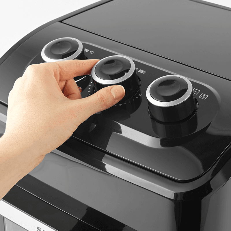 Manual Air Fryer Oven, 12L, Black