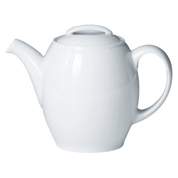 Image showing the White Teapot, 1 litre product.