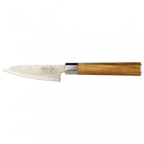 Image showing the Flame Paring Knife, 9cm, Olive Wood product.