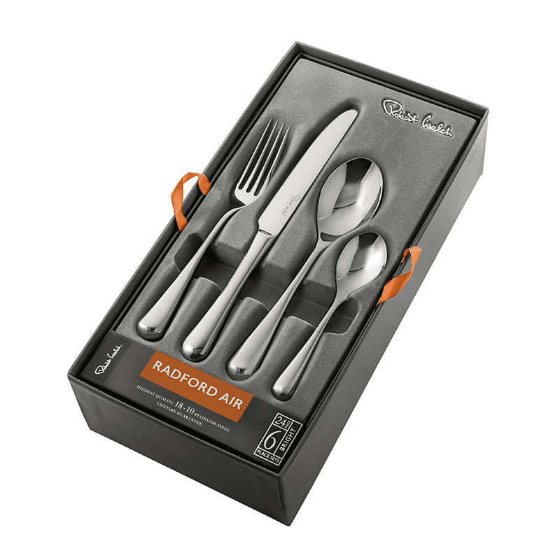 Radford Air 24 Piece Cutlery Set, Stainless Steel