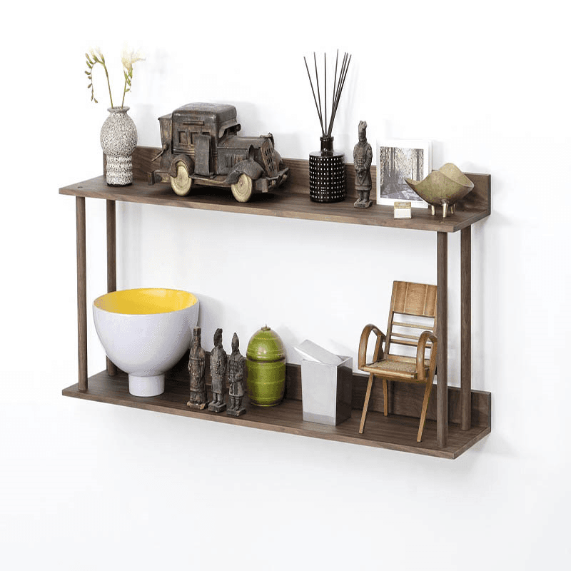 Platform 2 Shelf, H38 x W100cm, Walnut