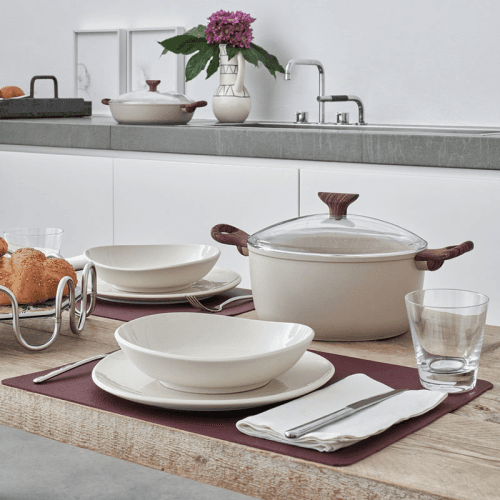 Image showing the Rock & Rose Saucepot, D24cm, Pink product.