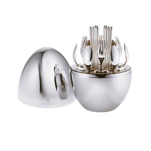 Image showing the Mood Asia, Silver Plated Flatware set for 6 people, 24 piece, Silver Plated product.