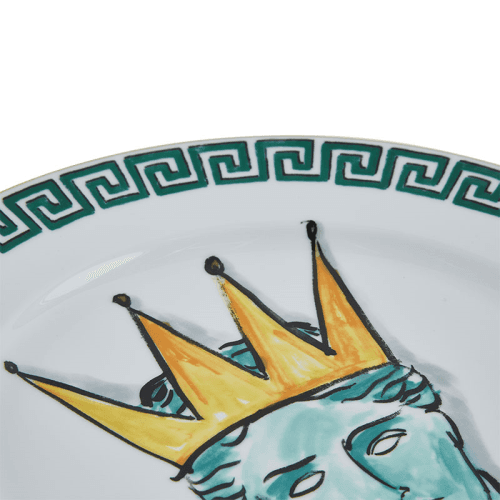 Image showing the Il Viaggio Di Nettuno Plate, D28cm, White product.