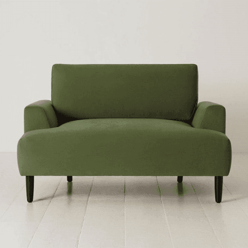 Image showing the Model 05 Velvet Love Seat, Vine product.