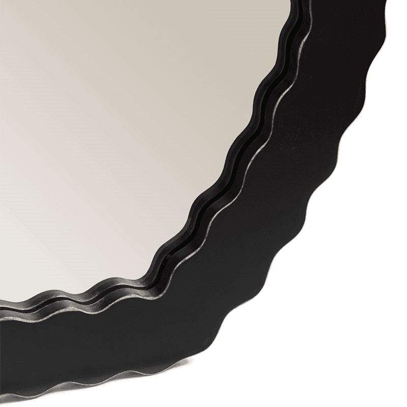 Talasa Mirror, H79cm, Rubbed Black