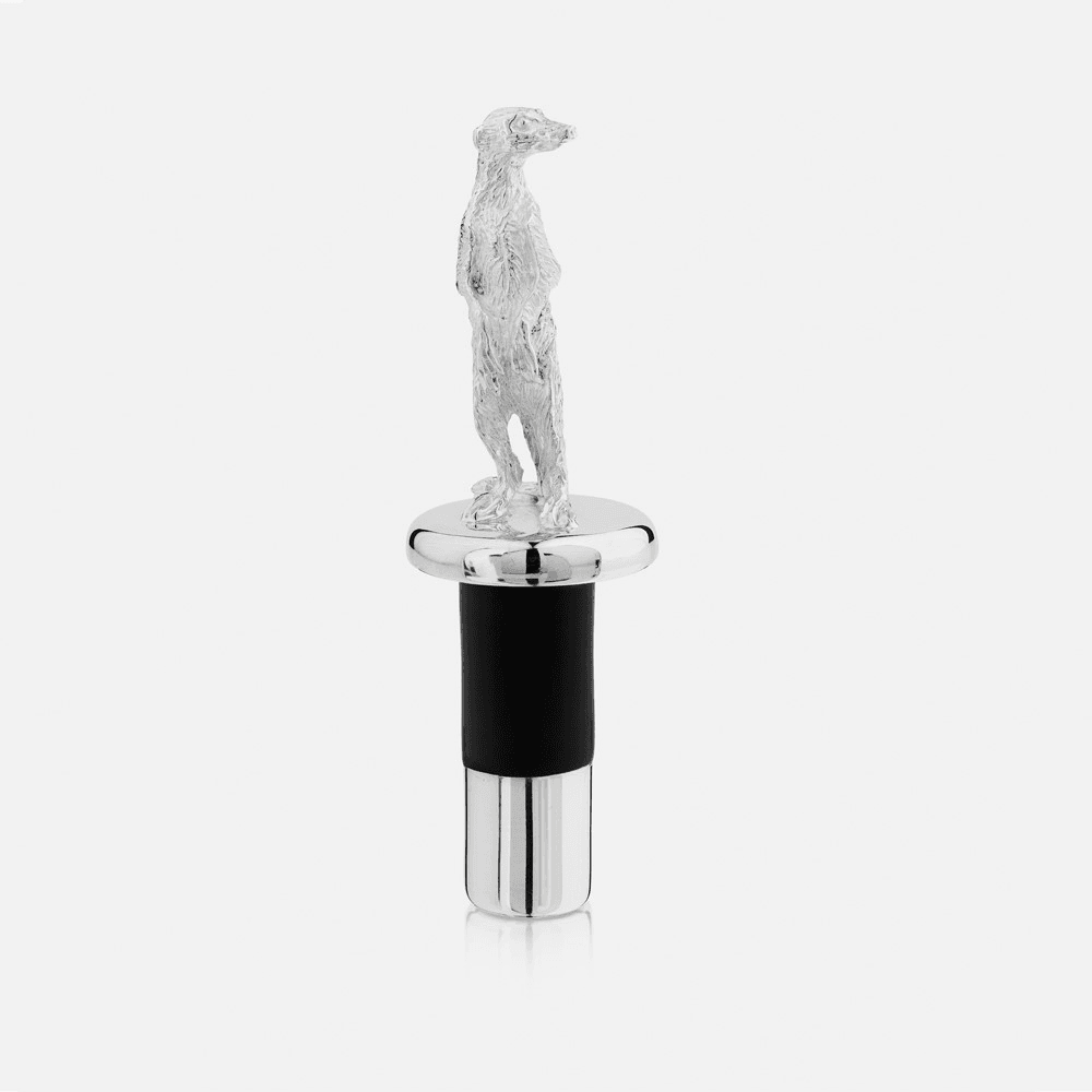The Highland Safari Collection Stopper, D5 x H8cm, meerkat