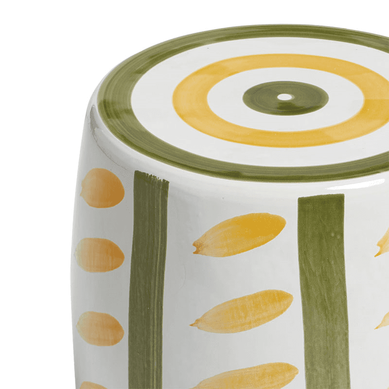 Rander Ceramic Stool, Spruce