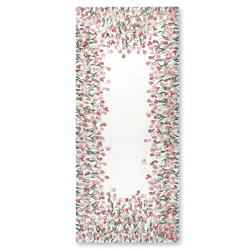 Tulip Tablecloth, L165 x W380cm, Pink