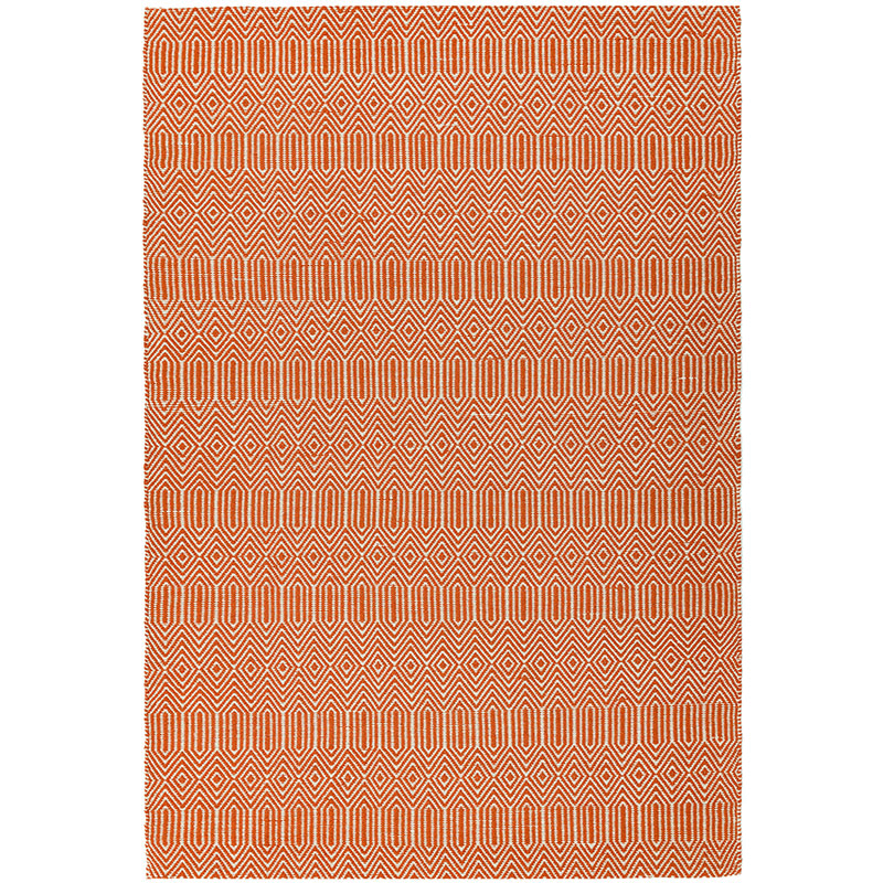 Sloan ethnic flatweave runner, 160 x 230cm, Orange