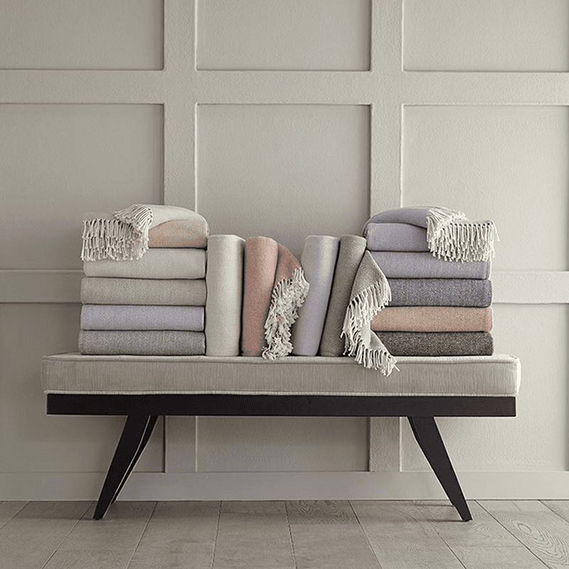 Celine Throw, W130 x L180cm, Tin