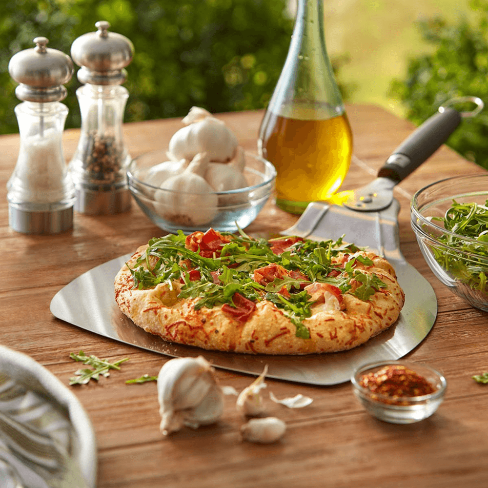 Pizza paddle, Silver