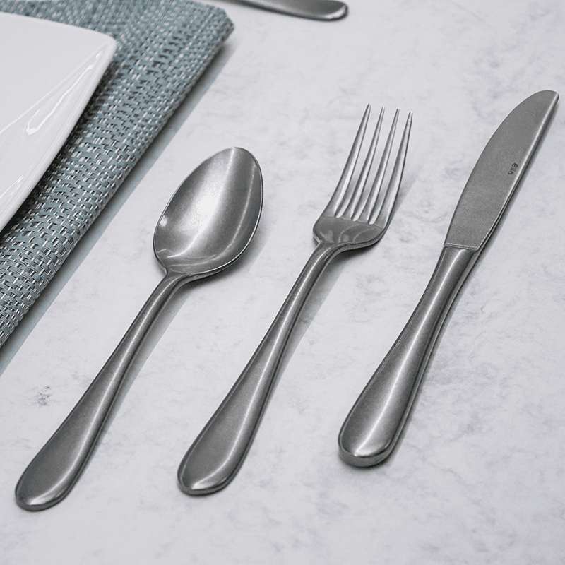 Vantage 44 Piece Cutlery Set, Stonewashed