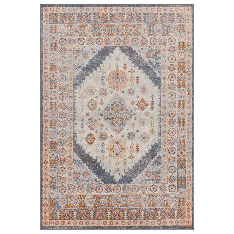Flores fiza classic persian medallion rug, 160 x 230cm, Multi