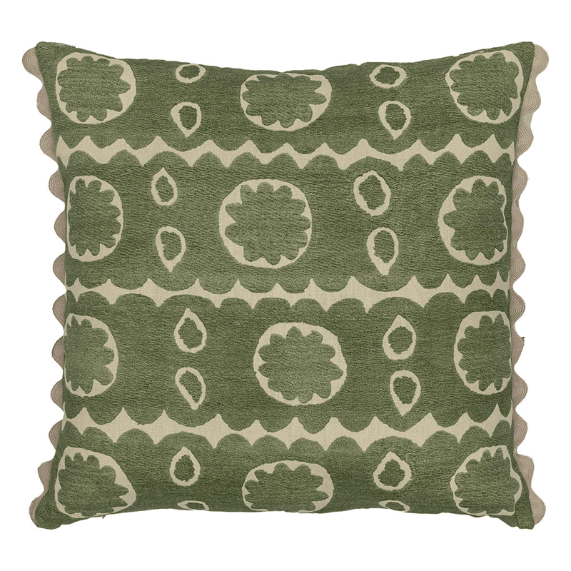 Osborne Cushion, 57 x 57cm, Green