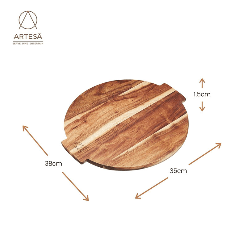Lazy susan, 39 x 35cm, Acacia Wood