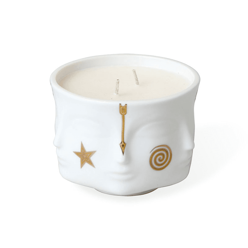 Gilded Muse Candle, White