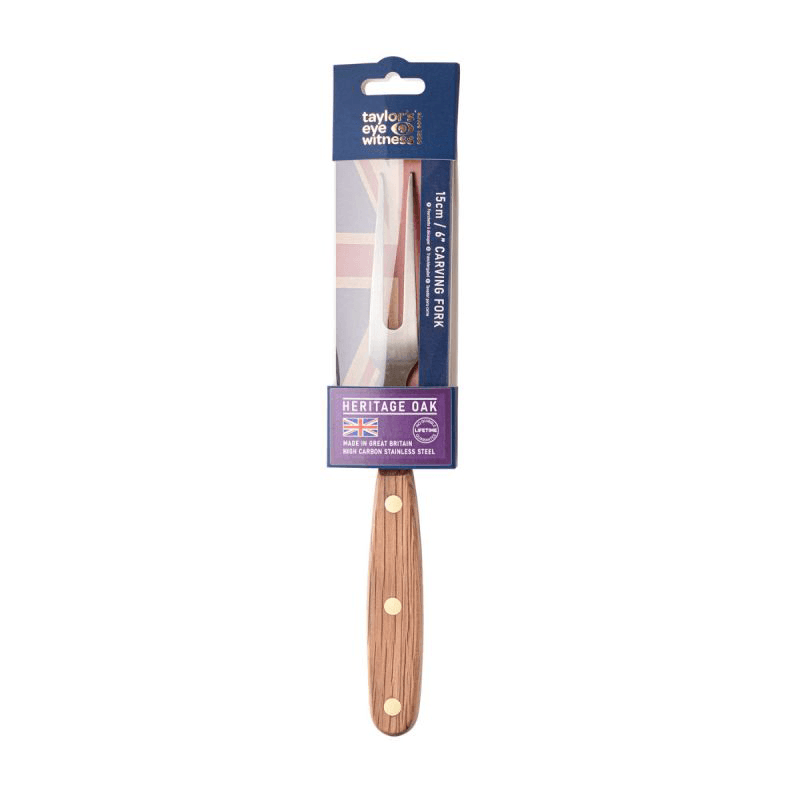 Heritage Oak Carving Fork, 15cm