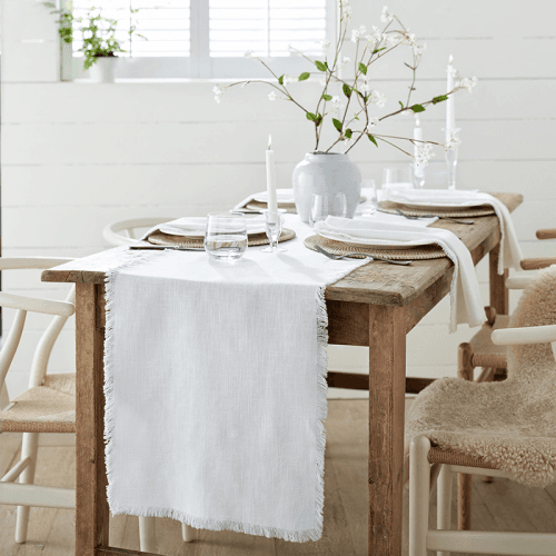 Image showing the Camber Soft Wash Runner, 240 x 40cm, White product.