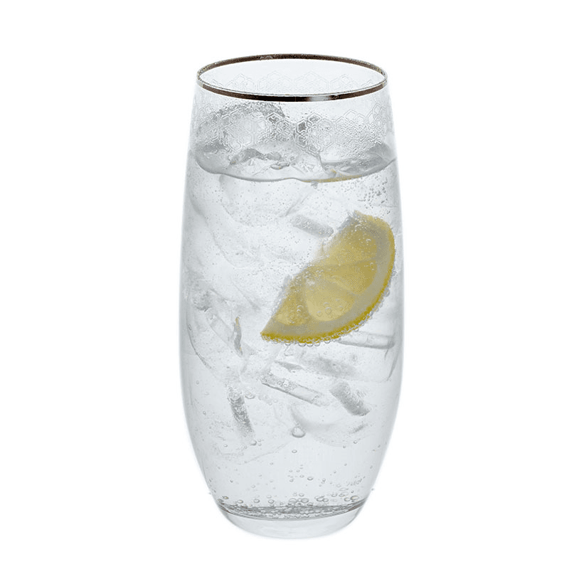 Gatsby Pair of Highball Glasses, 470ml, Clear