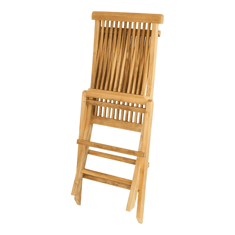 Snapdragon Folding Dining Chair, Teak