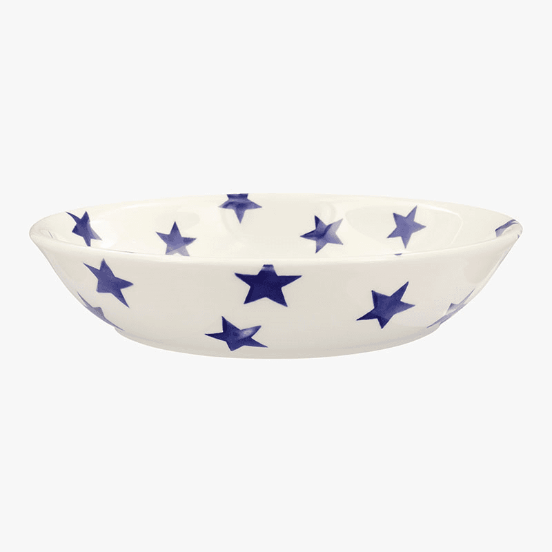 Blue Star Pasta Bowl, D23.5cm, Cream