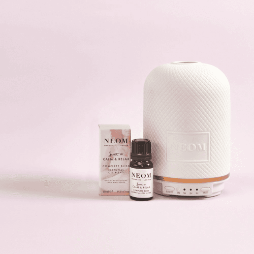 Image showing the Scent to Calm & Relax - Complete Bliss Essential oil blend, 10ml, White product.