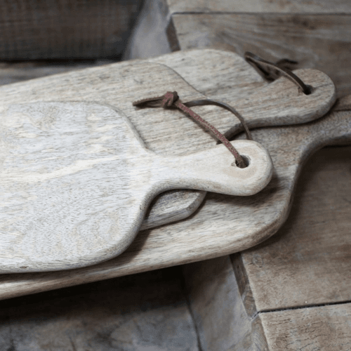 Image showing the Chunni Chopping Board, L60 x W20cm, Natural Mango Wood product.