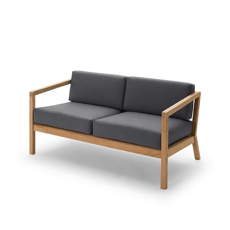 Virkelyst Outdoor 2 Seater Sofa, Charcoal