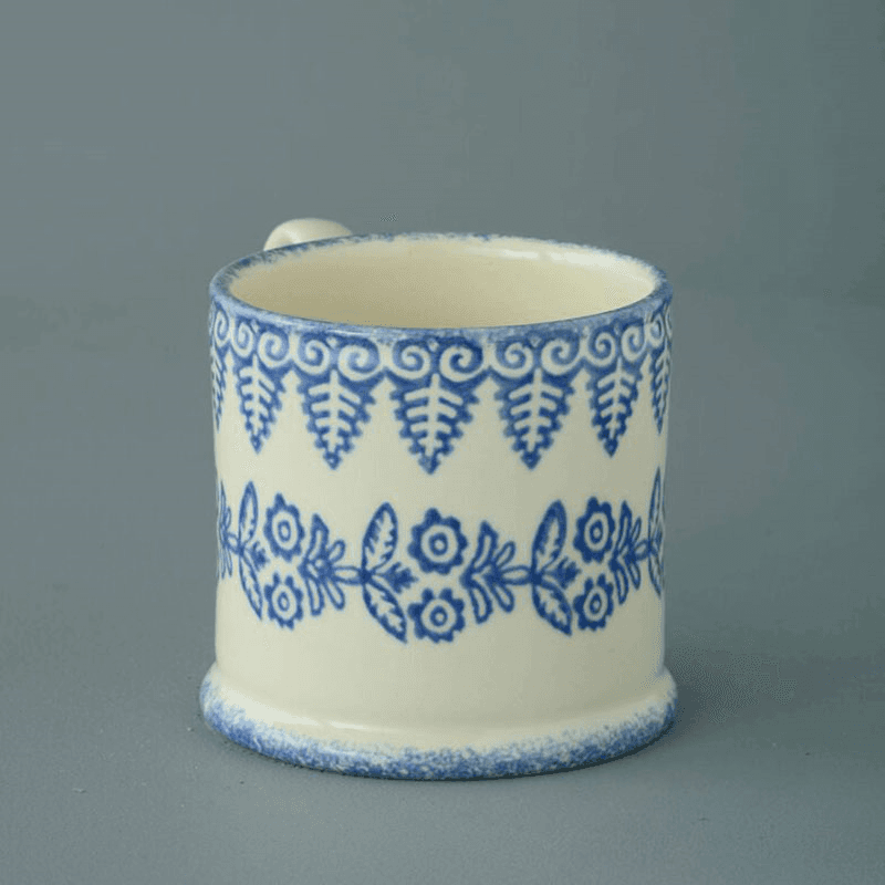 Lacey Blue Mug, large