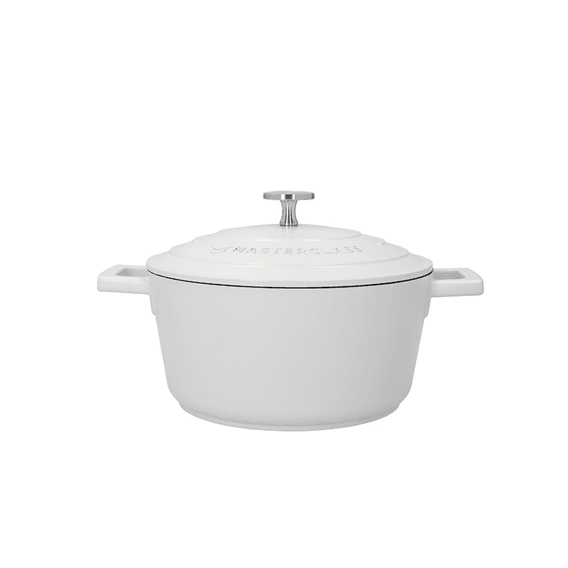 Cast Aluminium Casserole Dish, 2.5L, Cream