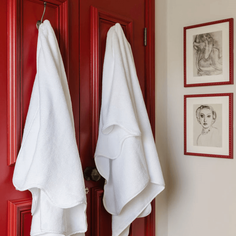 Amelia Scalloped Hand Towel, White