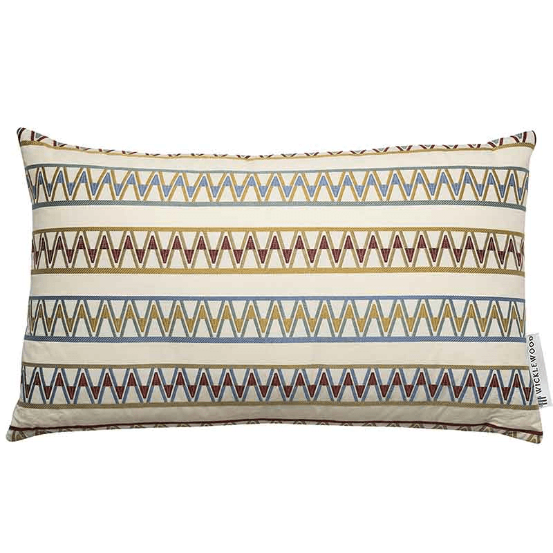 Palopo Cushion, 42 x 70cm, Burgundy Multi