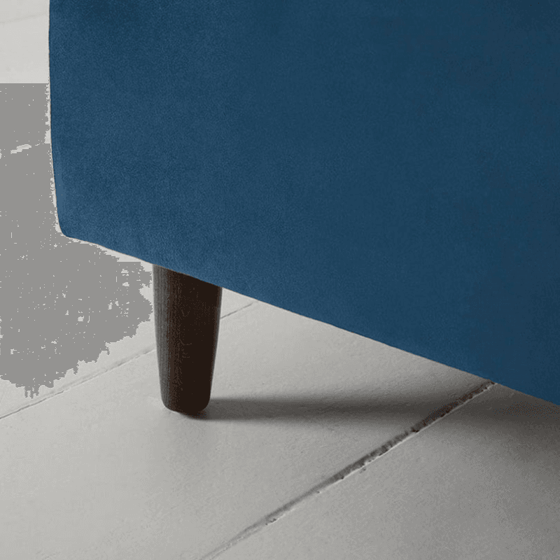 Model 05 Velvet Ottoman, Teal