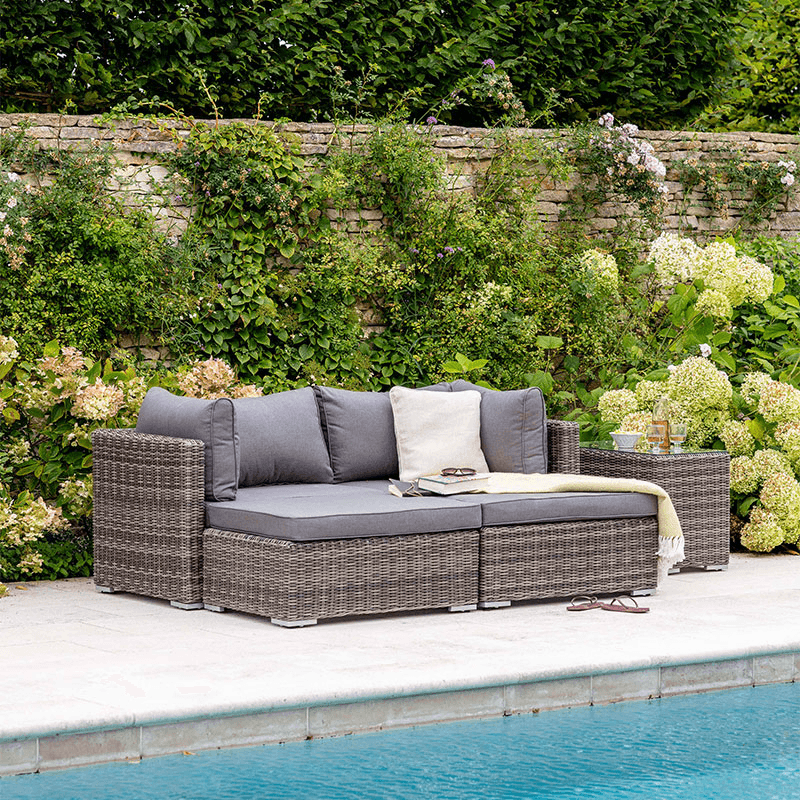 Selbourne Double Lounger Set, Natural