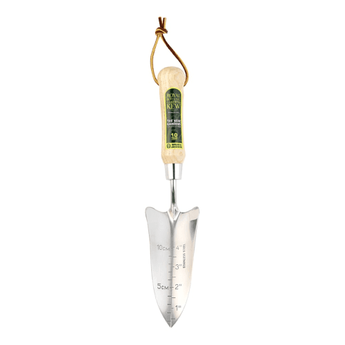 Image showing the Transplanting trowel, H32 x W6.5cm, Natural/Silver product.