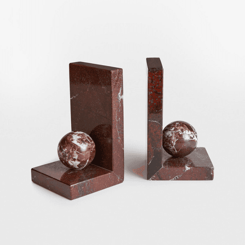 Image showing the Prato Bookends, H11 x W11 x D10cm, Black product.