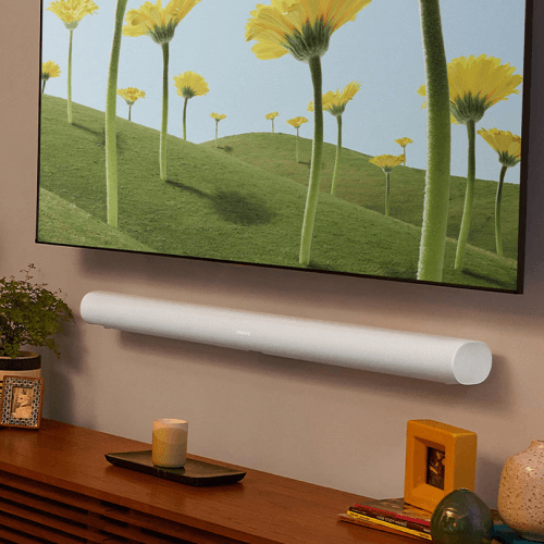 Image showing the Arc Smart Sound Bar, White product.