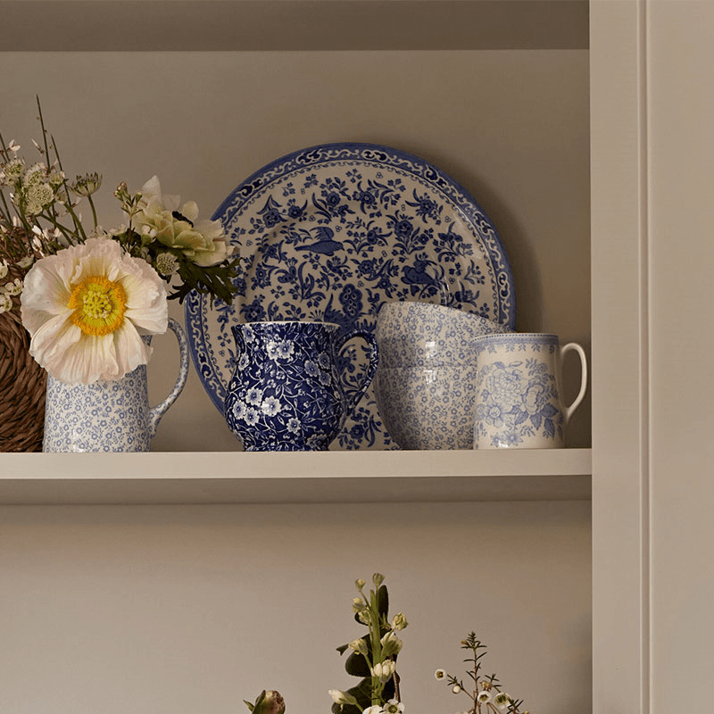 Calico Mug, 284ml, Blue